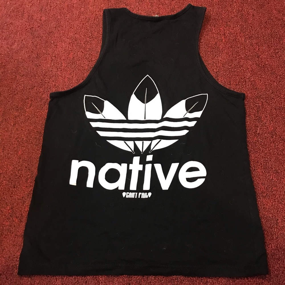 Native adidas tank from Can’t Fail Designs